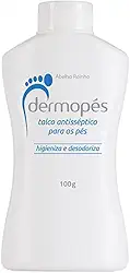 Talco Antisséptico Para Os Pés Higieniza e Desodoriza Dermopés Abelha Rainha 100g