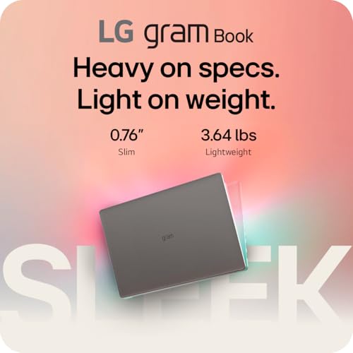 Image of LG gram Book 15-inch Lightweight Laptop Computer, Intel Core i5-1334U Processor, Windows 11 Home, 8GB RAM, 256GB SSD - Titan Silver