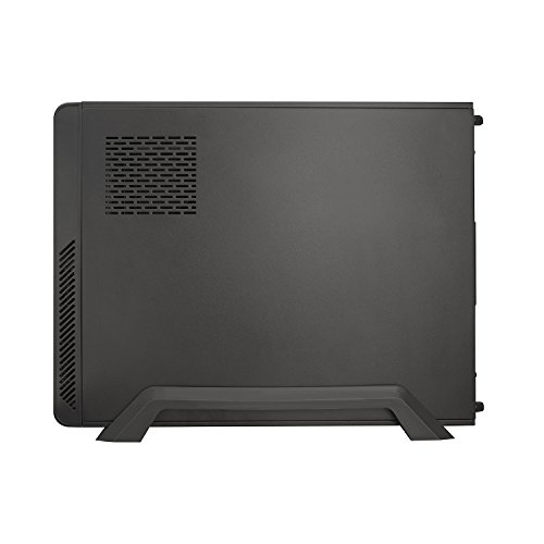TooQ TQC-3006DU3C - Custodia per computer, 2 x USB 3.0, 500 W, lettore di schede laterale, colore nero