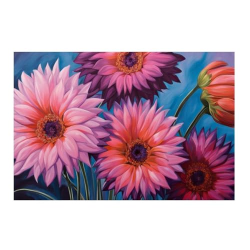 Poster fleurs GAEKKO pour habiller un mur vide sans cadre lourd à fixer