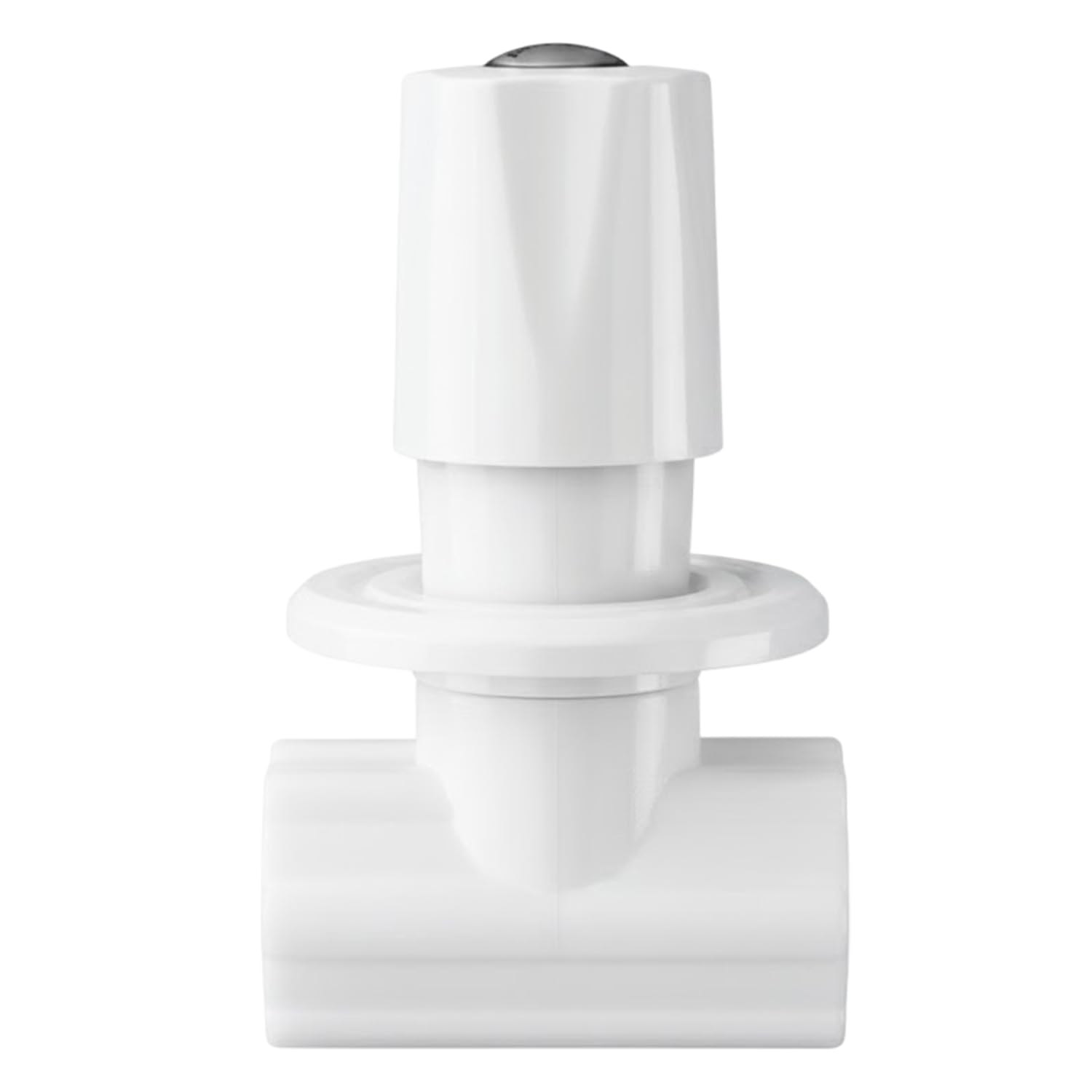 Prayag® Grand Series PTMT Wall Concealed Female Thread Stop Cock 20mm | 5-Years Manufacturer Warranty | Water Control Valve, Knob Controlled Faucet, Long Lasting PTMT Plastic Angle Valve - (White)-image-15