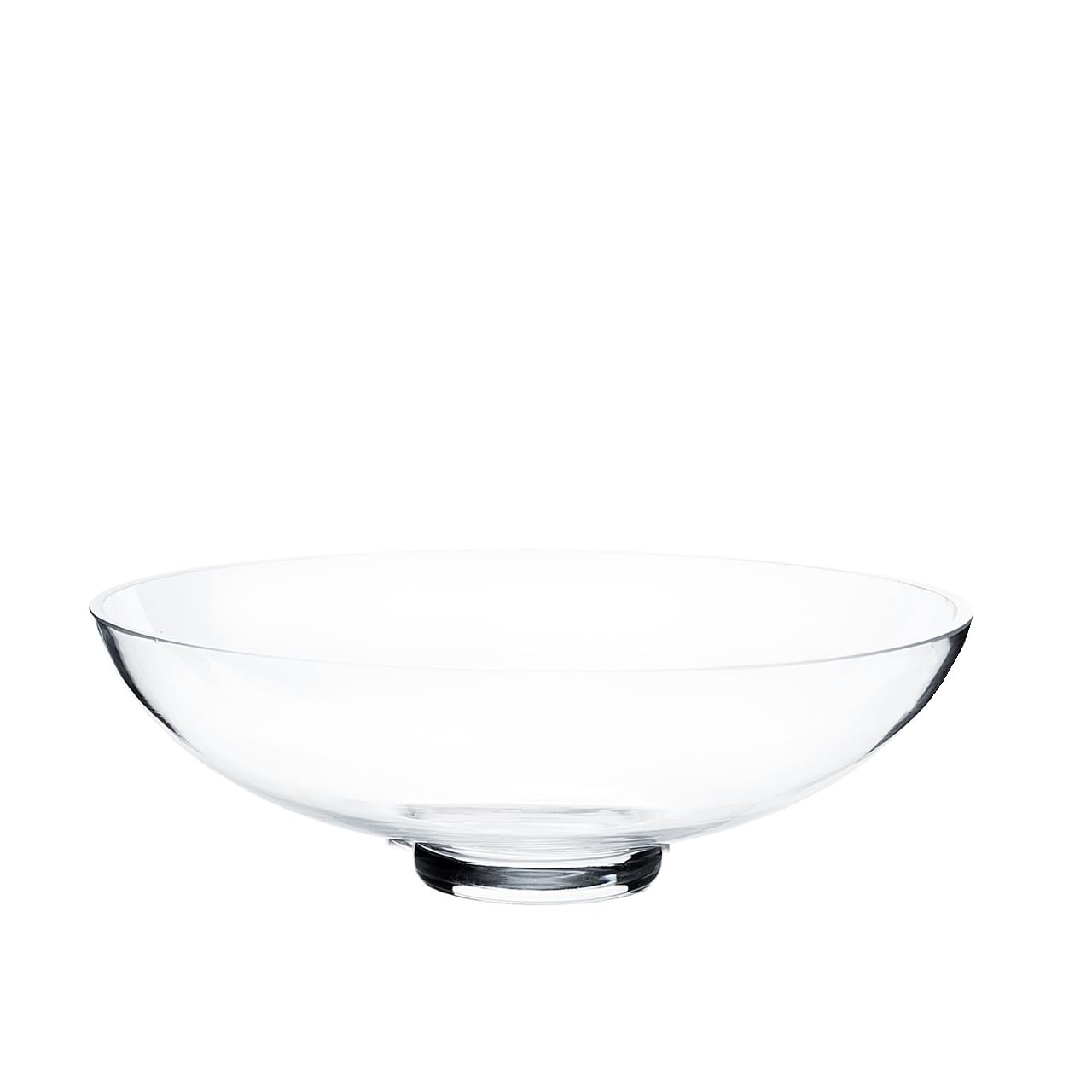 CYS EXCEL Glass Small Decorative Footed Bowl (H:3" D:8") Fruit Display Terrarium Compote Pedestal Vase Kitchen Table Centerpiece