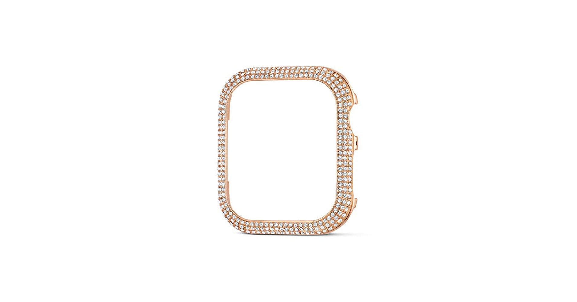 Swarovski スマートウォッチケース 40mm ローズゴールド Amazon.com: Swarovski Sparkling Case Compatible with Apple