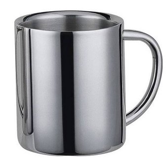 Stainless Steel Mug, Coffee Mug, Tea, double wall 9oz (1)