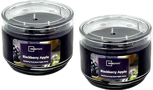 Scented Candle Set with Blackberry Apple Fragrance