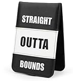 Golf Scorecard & Yardage Book Holder Cover Unique Leather Golf Scorecard Holder 4.5 × 7 inches Golf Accessories (SOB)