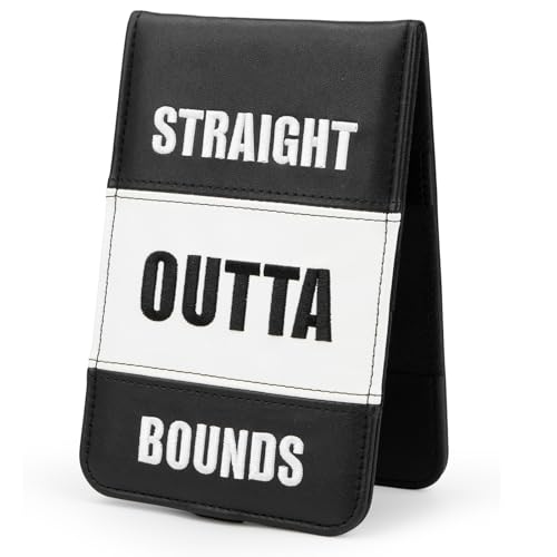 Golf Scorecard & Yardage Book Holder Cover Unique Leather Golf Scorecard Holder 4.5 × 7 inches Golf Accessories (SOB)