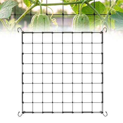Wlsvega Scrog Netz 80x80 Netz Garten Wachstumszelt Gitternetz PflanzenstüTznetz FüR GemüSe Obst Blumen Outdoor-Gartenzelt-PflanzenstüTze (Dehnbar Bis 120 X 120 cm)