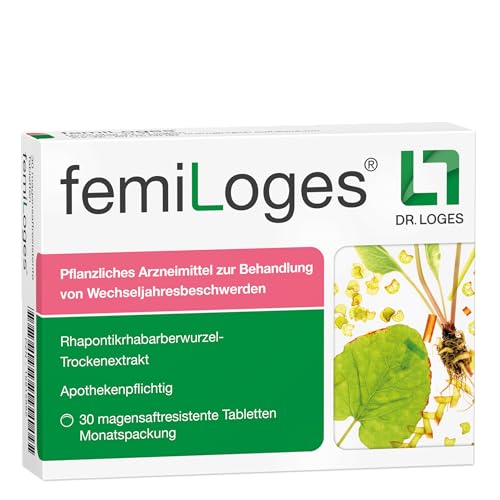 femiLoges - 30 Tabletten - Pflanzliche Unterstützung in den Wechseljahren - Monatspackung