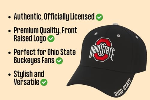 Gorra bordada ajustable Ohio State Classic Edition miniatura 6
