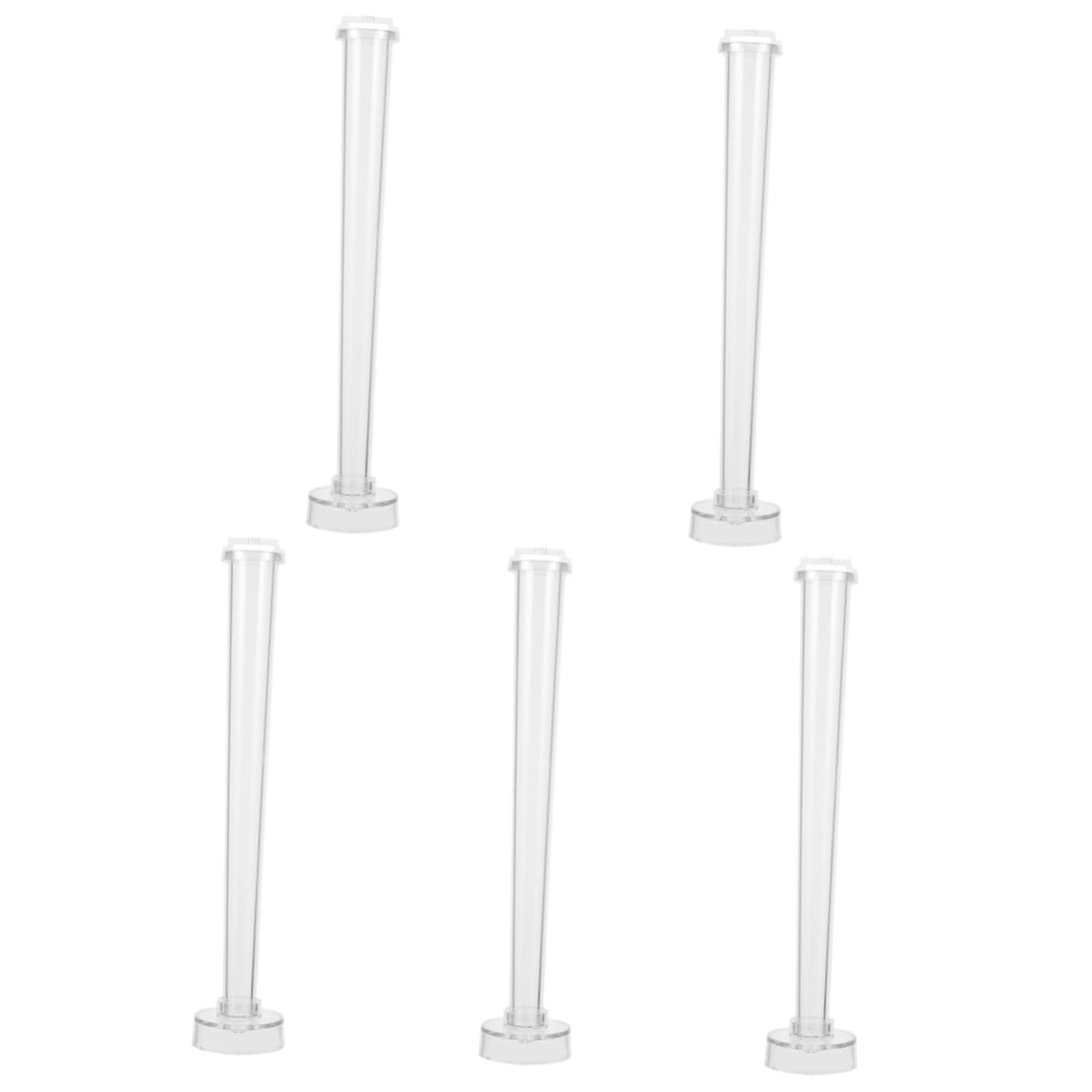 NUOBESTY 5stücke Taper Shaped Diy Kerzenform Flexible Und Langlebige Gießform Für Kerzen-dekorationen Für Hochzeiten Und Feste