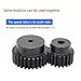 Machinery Industrial Pinion Gear 1pcs 12 Teeth 2M Spur Gear with Step 12T 2 Module Steel Transmission Drive Gear Finished Bore 6mm 8mm 10mm(10mm)