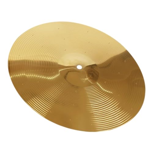 Toyvian Schlagzeugbecken Metall Jazz-crash-becken Mit Geringer Lautstärke Für Übungs-schlagzeug Zubehör Schlagzeugbedarf