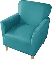 Vista 14 de XMAYODS Funda elástica para silla de club, fundas para silla de bañera, funda suave para sillón, protector de muebles extraíble, funda para silla