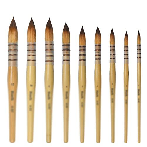 Pinceau aquarelle en bois pour artiste peintre exigeant