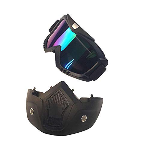 Surlunettes De Protection,Lunettes De Masque De Moto En Plein Air Harley Outdoor Masques Amovibles Harley Masques Amovibles,Coupe-Vent Et Antipoussière