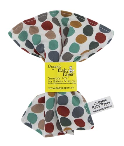 Image of Original Baby Paper - Crinkle Teether and Sensory Toy for Babies and Infants | Organic Pebbles | Non-Toxic, Washable | Great for Baby Showers