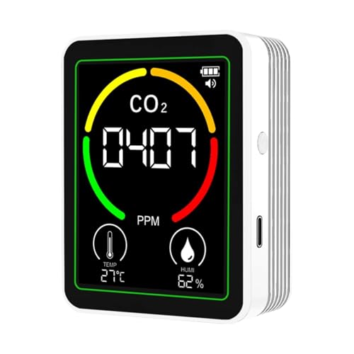 Detector de entorno inteligente y medidor de calidad del aire digital para oficina y casa