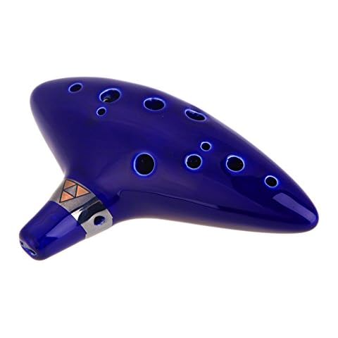 AFUNTA Ocarina Cerámica Azul Cover
