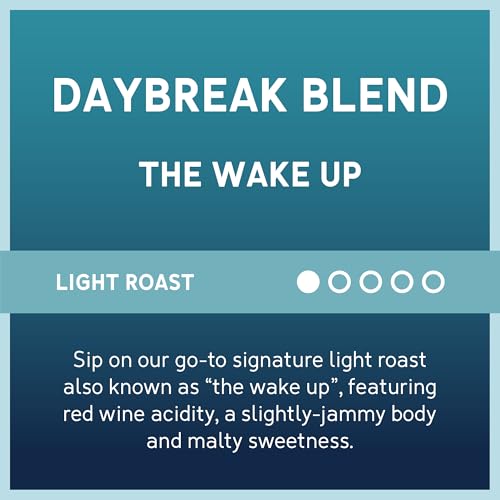 Caribou Coffee, Light Roast Ground Coffee - Daybreak Morning Blend 20 Ounce Bag