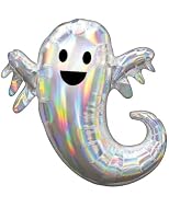 Anagram SuperShape Iridescent Holographic Ghost P40 Foil Balloon
