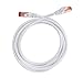 Cat7 Ethernet Cable - 25 ft - RJ45 Connector - Double Shielded STP - 10 Gigabit 600MHz - Cat 7 Premium High Speed Network Wire Patch Cable (7.5m) LAN Cord - 25 Feet