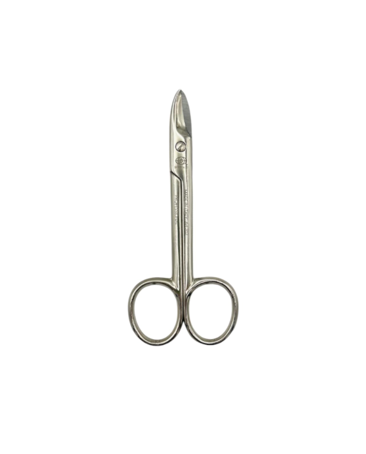 Baruffaldi 202 - Forbici per Unghie, in Acciaio - Pedicure - con Custodia Protettiva - forbicina per unghie piedi - forbici per unghie spesse - forbici robuste - Made in Italy