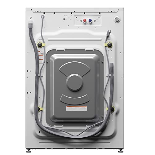 Image of KoolMore 27 inch Front Load X-Large 4.5 Cu. Ft. Washing Machine with Quiet Inverter Motor, Steam and Water Plus Functions, 20-Minute Quick Wash, and 12 Washing Cycles [White] [120V] (FLW-5CWH)