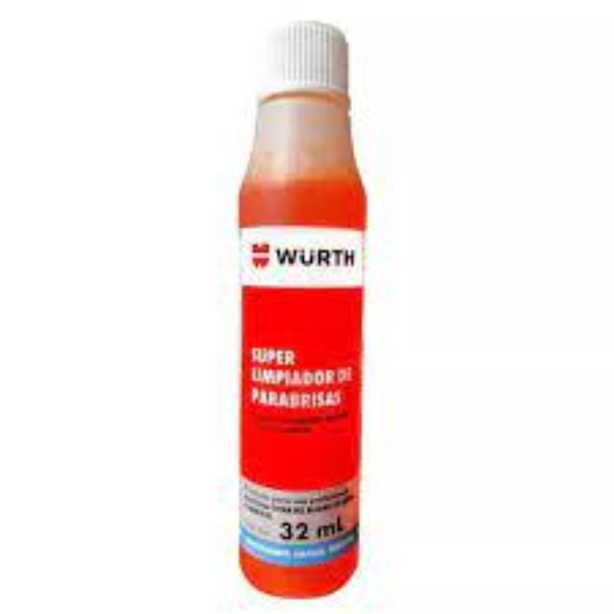 WURTH Limpiaparabrisas Concentrado, 32 ml, Pack 25 Monodosis, Detergente con Agentes Anti Cal para 3 Litros