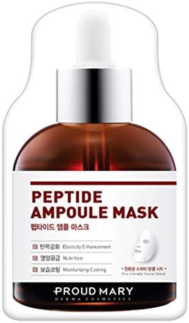ProudMary Peptide Ampoule Mask Pack - 10 sheets X 25g nourishing moisturizing skin protection
