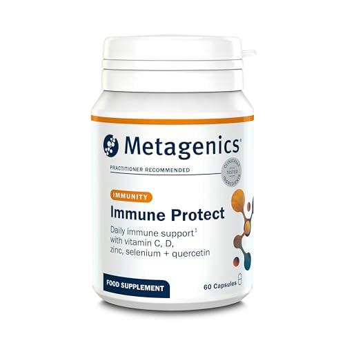 Metagenics Immune Protect - Immune Support Supplement - with Vitamins C and D, Minerals Zinc and Selenium & Quercetin - 60 Capsules