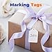 Price Tags with Strings Attached, 1000pcs Marking White Merchandise Hang Tags Labels for Goods Gifts Jewelry Clothing Garage Yard Rummage Sale Supplies 1 3/8
