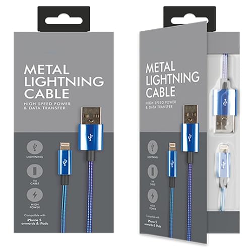 Zale Yardley Charging Cable, I-phone Cable 1meter, Fast Charger, Data Transfer, 3A Nylon Braided - Image 2