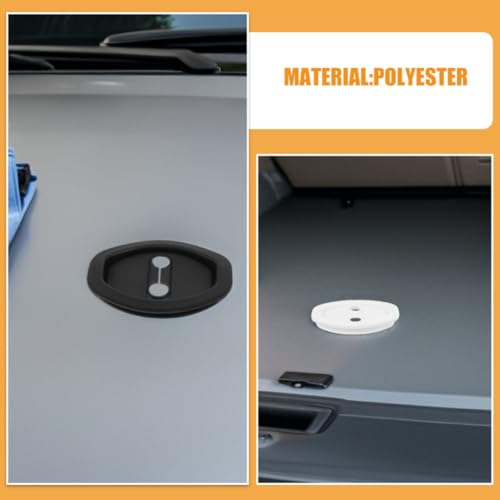 Protector de pestillo de cerradura de silicona para puerta de coche, 16 unidades 3