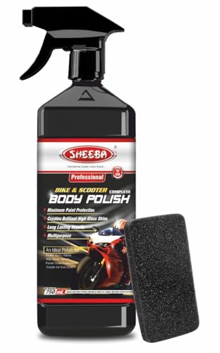 Image of SHEEBA Bike Scooter Scooty Motor Cycle Complete Body Polish Shiner (750 ml)