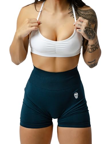 Image of Gymreapers Infinity Seamless Workout Shorts High Waist Biker Shorts for Women Athletic Gym Running Pilates Yoga Sport Short