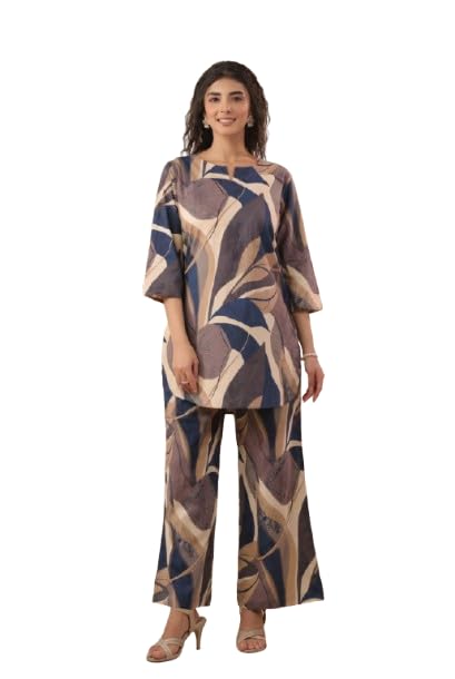 jisora Women's Multicoloured Printed Cotton Co-ord Set-picture-16