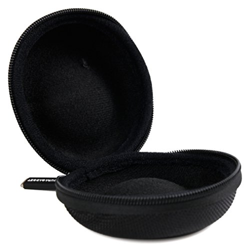 DURAGADGET Funda Negra para Auriculares Plantronics Back Beat Fit | Samsung EHS61ASFWE | EHS61ASFWEC | EHS64AVFWE Guardar Sus Cascos