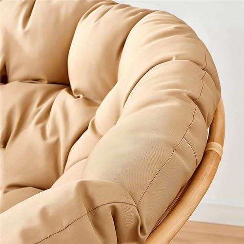 Cojín colgante para silla, almohada de suelo de 90 x 90 cm para silla giratoria, almohada colgante de algodón, cojín de asiento de hamaca de macramé, accesorio acogedor de decoración del hogar - imagen 4