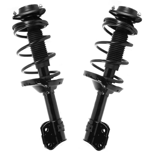 Image of Detroit Axle - 8pc Front Rear Struts Sway Bars for 2004-2005 Subaru Forester, 4 Struts with Coil Springs 4 Sway Bar End Links Replacement Suspension Kit