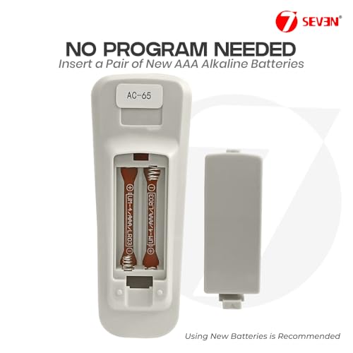 Image of 7SEVEN Compatible AC Remote Control for LG Split and Window Air Conditioner, Match Keys Exactly with Original 65 AC Remote Before Placing Order