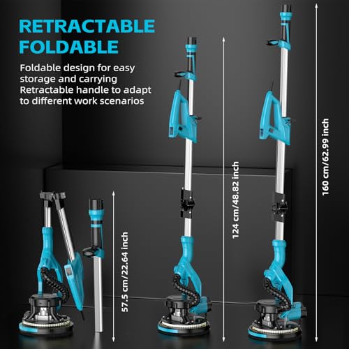 9-Speed Drywall Sander with LED