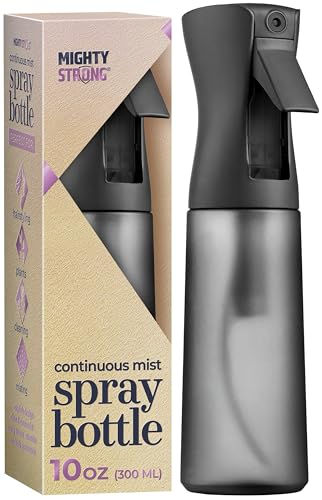 10 OZ Continuous Spray Bottles - Ultra Fine Mist Sprayer | Water Spray Bottle For Hair Stuff Mister Spray Bottle For Plants Mister | Hair Spray Bottles For Hairstyling Cleaning Salons