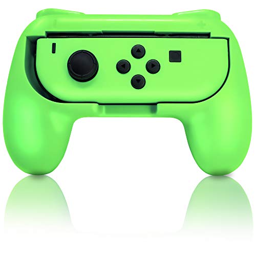 2 x controladores de agarre rosa y verde para Nintendo Switch Joy-Con