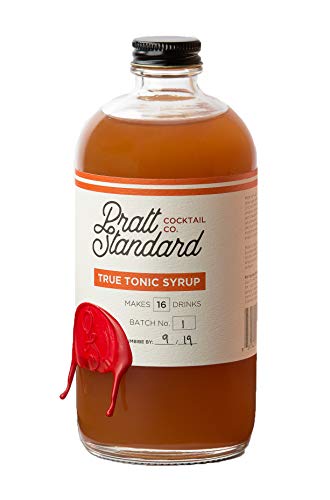 Pratt Standard Cocktail Company Old Fashioned Authentic Tonic Syrup for Cocktails, 16oz, Pack of 1