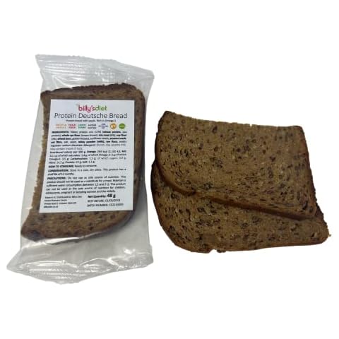 Billy's Diet | Low Carb Cereal Bread | High in Protein | Low in Sugar | 1.8g of Carbs per Slice | 5 Individual Packs Cover