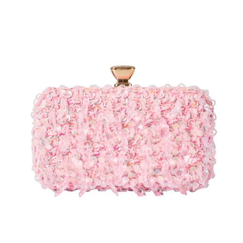 Image of RomanticDesign Women Bling Evening Bag Fashion Embroidered Beaded Sequin Clutch Cocktail Wedding Party Purse