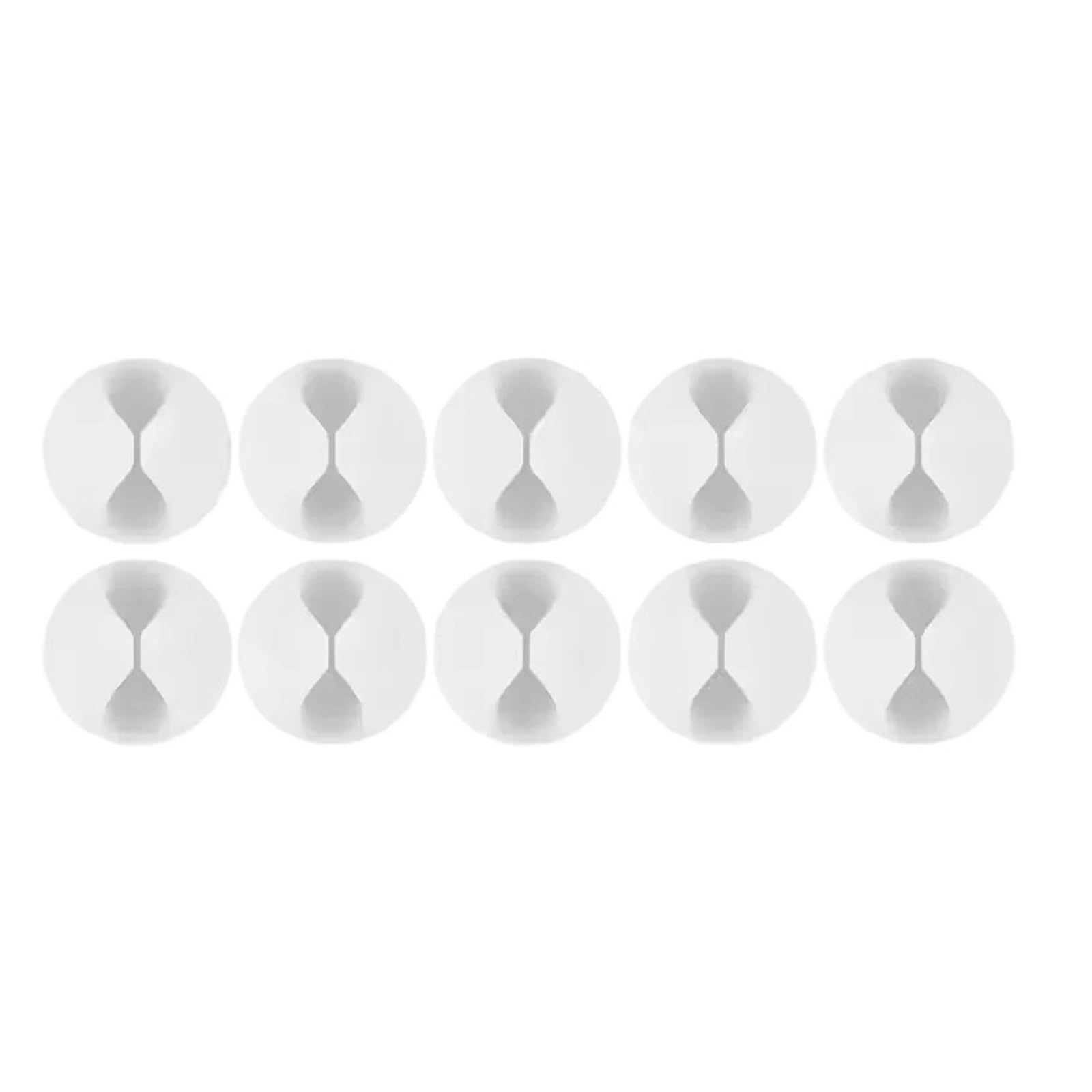 Phone Cord Holder for nightstand 50Pcs Cable Clips Phone Cord Holder USB Data Line Silicone Organizer Self-Adhesive Wire Management Cable Winder Earphone Charger Cord(White)