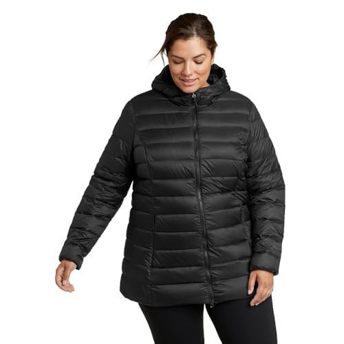Eddie Bauer Womens CirrusLite Down Parka, Black, X-Small