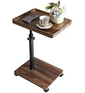 Amazon｜﻿TAIVINN サイドテーブル キャスター付き ベッドサイド